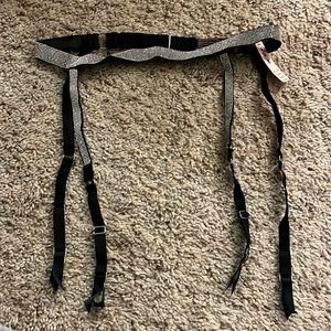 V.S. Shiny garter belt